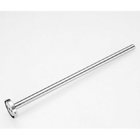 1pc argent 40cm Porte-serviettes mural en acier inoxydable brossé, porte-serviettes de salle de bain simple (1/4)