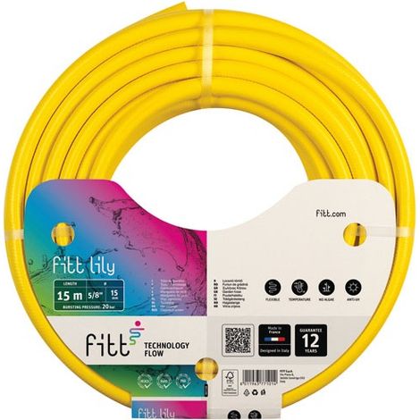 Manguera Fitt Lily Amarillo D 15mm x 25m - Fitt