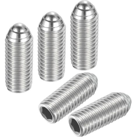 10pcs Vis À Tête Hexagonale À Pointe Bille M10 x 25mm (1/5)