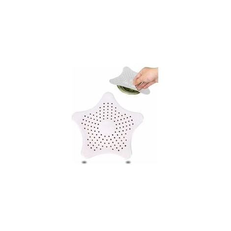Silicone Drain Protector, Drain Hair Catcher, Shower Hair Filter, Kitchen Sink Filter with Suction Cup, Bathtub Drain Cover Filter, for Kitchen, Bath (1/5)
