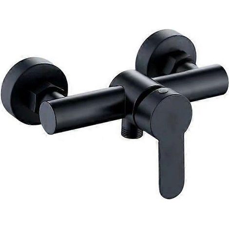 Accessoires pour mitigeur de douche et de baignoire : robinet mélangeur eau chaude/eau froide à poignée unique, compatible avec douche et baignoire. (1/5)