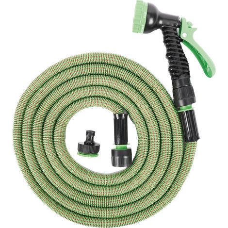floraworld Gartenschlauch verl. bis 30m Classic Inkl. Armaturen-Set Kunststoff (1/2)