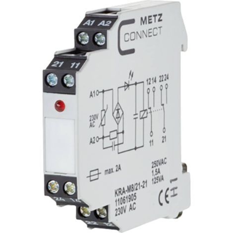 Module de couplage 230 V/AC (max) 2 inverseurs (RT) Metz Connect 11061905 1 pc(s)