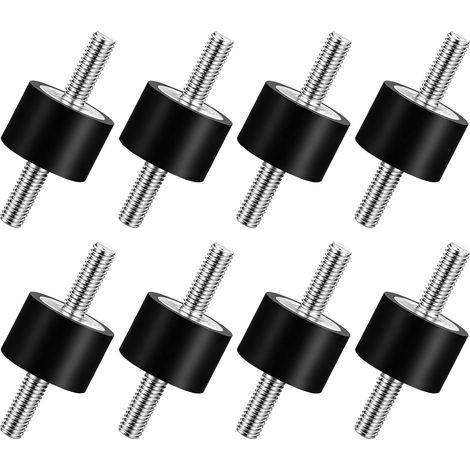 8 Pièces Silent Bloc M6 Anti Vibration Silenbloc Supports en Caoutchouc (1/5)