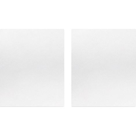 Tappetino per griglia, superficie antiaderente, resistente al calore, 40x60 cm - 2 pezzi, bianco (1/2)