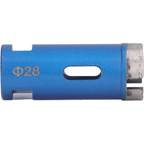 Foret diamanté M14 à filetage femelle, outil de perçage manuel pour marbre et granit, 28 mm (1/5)