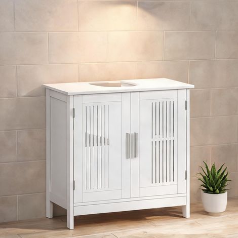 Meuble de salle de bain blanco en MDF 60 x 30 x 60 cm (1/5)