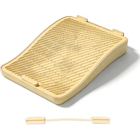 Bac à litière pour chat, tapis de marche réglable en hauteur, Double couche, antidérapant, pour l'intérieur de la maison (1/5)