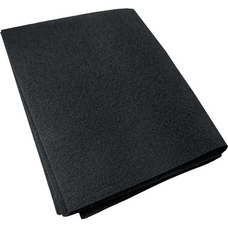 47 cm x 57 cm Filtre hotte,Découpable Filtre Universel à Charbon Actif pour Hotte de Cuisine, Anti-Odeur, Retient Graisse (1/5)