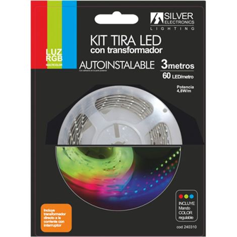 Silver Electronics 240310 RGB LED-Streifen 3 Meter Weiß
