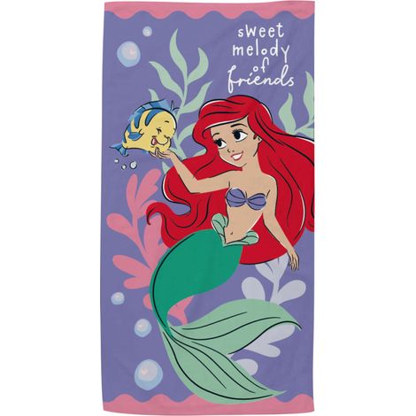 Serviette de bain - La petite sirène Ariel - 70x140 cm