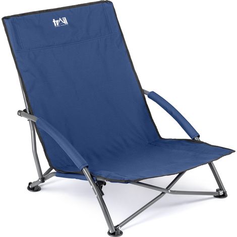 Low Folding Chair - Navy Blue (1/5)