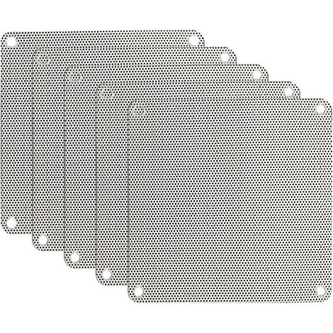 Stück 8 cm 9 cm 12 cm 14 cm Magnetrahmen-Staubfilter für Computerlüfter, PC-Lüfter-Staubfilter-Netz-PVC-Staubschutzabdeckung mehrfarbig (120 mm) (1/5)