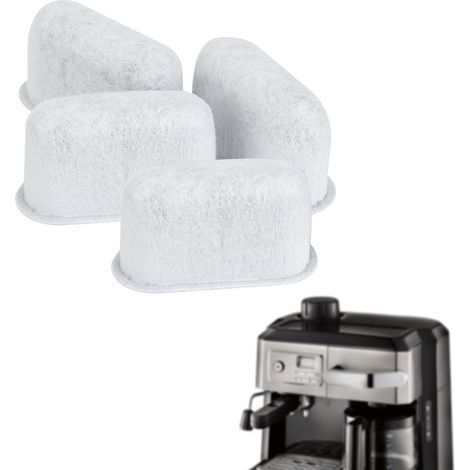 4pcs Filtre à Eau, Charbon Actif, Compatible 7313285779, Pour Machine Expresso Delonghi (1/5)