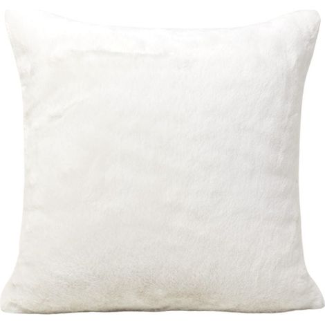 Housse de coussin en Fausse fourrure souple au toucher ultra doux BIANCA (1/4)