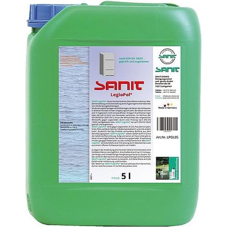 Désinfectant SANIT LegioPol bidon 5L (1/2)