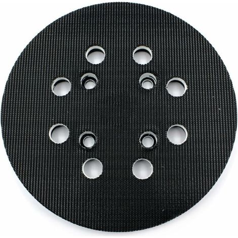 Plateau de ponçage pour Bosch (Ø 125 mm. dureté moyenne avec système accessoires pour ponceuse excentrique PEX 300/400 AE / 4000 AE / Advanced Orbit 18. (1/4)