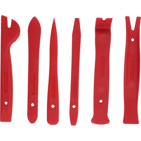 Juego de herramientas FOREHILL de 6 piezas para desmontar molduras de coche, kit de fijación de paneles de puertas, herramienta de palanca para accesorios interiores, herramientas manuales