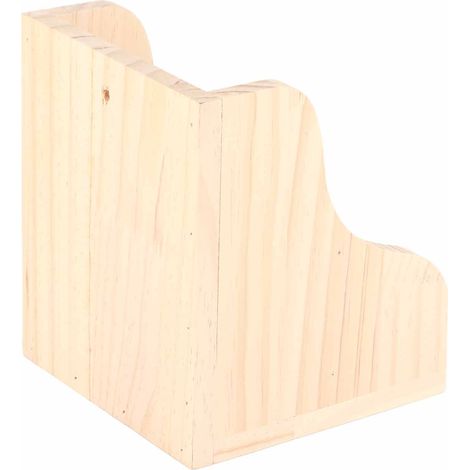 Mangeoire à foin en bois pour lapins et cochons d'Inde. Distributeur de foin en bois. Râtelier en bois pour lapins et cochons d'Inde. (1/5)
