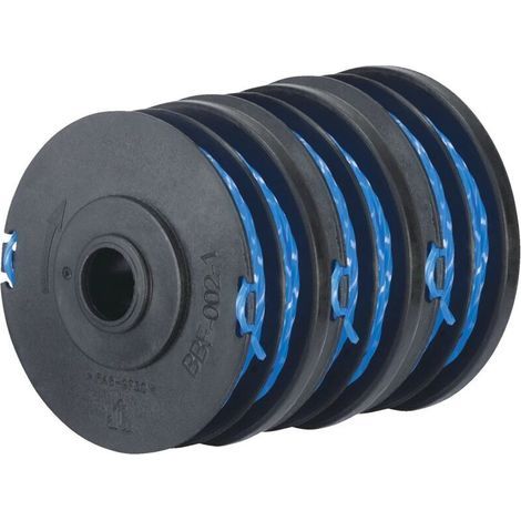 RYOBI 3er-Pack Doppelfadenspulen, 1,5 mm Durchmesser, für RAC123 Elektro-Rasentrimmer (1/5)