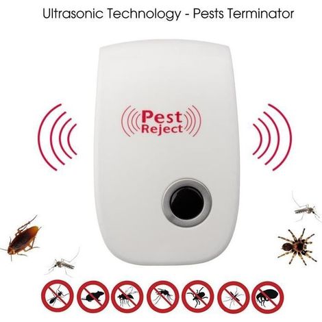 Elektronisches Ultraschall-Insekten- und Nagetierabwehrgerät zur Bekämpfung von Ratten, Mücken, Kakerlaken und Ameisen (1/5)