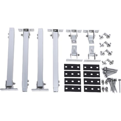 Support de montage inclinable pour panneau solaire, réglable à 15-30 degrés, support de montage en alliage d'aluminium pour toit de bateau RV. (1/4)