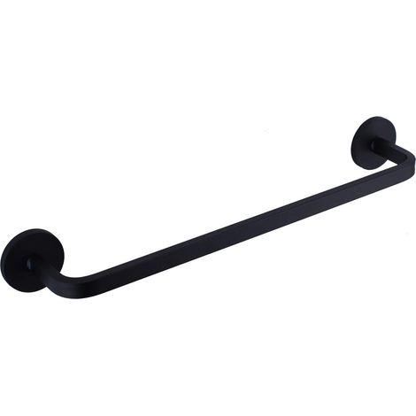 Magnetischer Handtuchhalter für Kühlschrank - Magnetischer Handtuchhaken, kompatibel mit Kühlschrank, Herd, Backofen, Geschirrspüler, Spüle und Waschmaschine - Schwarz (1 Stück)