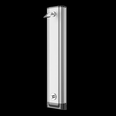 Panneau de douche KWC, F3, inox, hydraulique, DN20, sans mélangeur, douchette cascade DN15 (1/2)