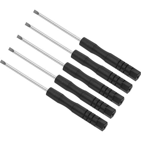 5 Pièces Mini Tournevis Fendu Taille 2,0 mm Petit Tournevis Plat (1/5)