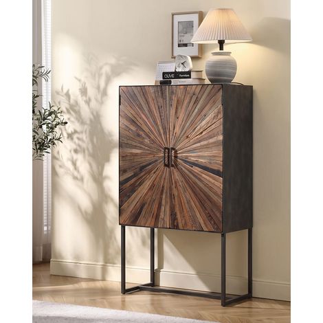Mandala - Armoire en bois de manguier et métal (1/5)