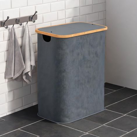 Accessoire de nettoyage pliable gris 54 x 34 x 58,5 cm (1/5)