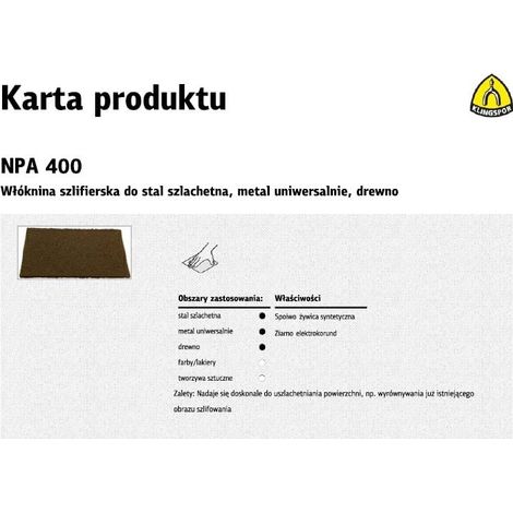 FOGLIO NON TESSUTO NPA400 152x229mm FINE