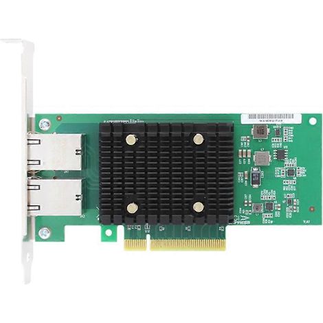 La X550-BT2 est une carte réseau PCIe 2.0 x8 à double port RJ45 prenant en charge les normes 10/5/2,5/1GbE, dotée du chipset Intel X550 et d'un cadre à profil bas. (1/5)