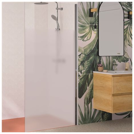 KINEDO - Profilé Mural d'Ajustement / Compensation Pour Paroi Douche - Aluminium Finition Blanc Grainé - Fabriqué en France - H.200 cm