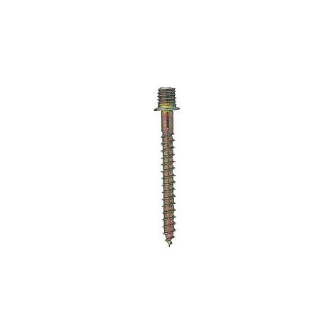 Pattes à vis bois pour collier de supportage M10, diamètre 10 mm, longueur 60 mm, boîte de 100 pièces - FISCHER