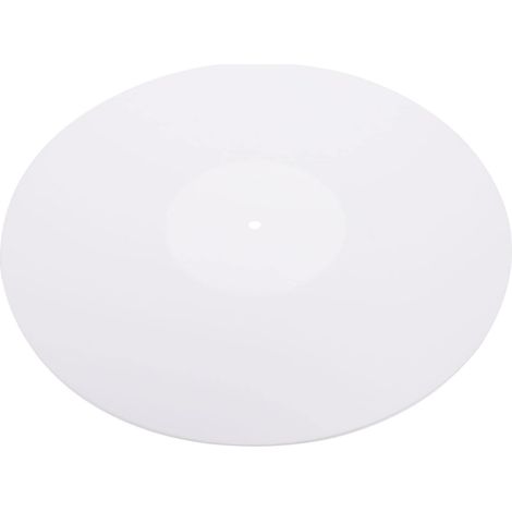 Pour Platine Vinyle Blanc Acrylique Tapis Pour Lecteur Audio (1/5)