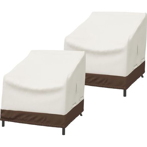 Schutzhülle für einen Sessel, Gartenmöbel, 1-Sitzer – 2er-Set, 96,5 x 89 x 79 cm (1/5)