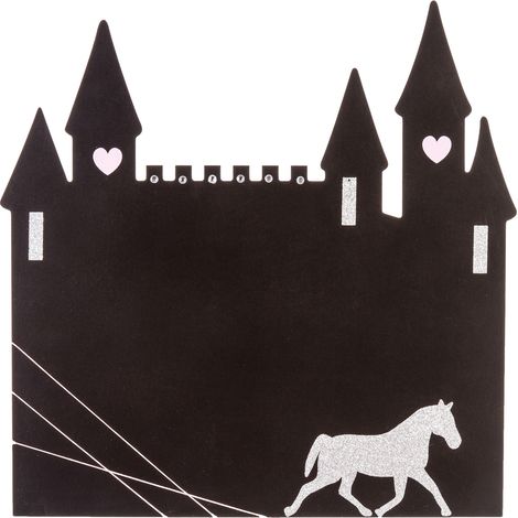 Pêle-mêle mural ardoise en forme de château