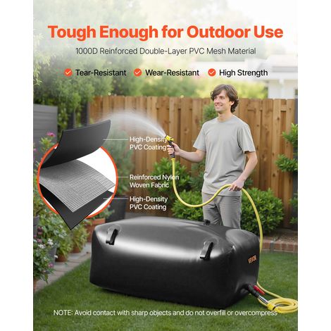 Réservoir d'Eau Souple 330 L Vessie de Stockage Eau Pliable Sac (1/5)