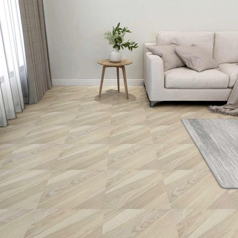 Bodenplanken 55 pcs Beige 5,11 m² PVC