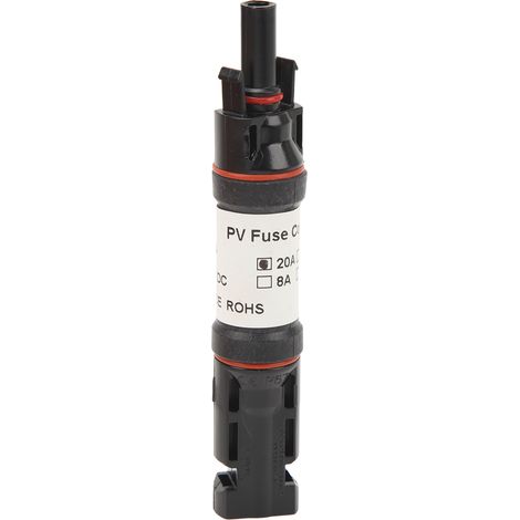 Porte-fusible solaire 1000 V 20 A, connecteur mâle/femelle, étanche, anti-retour