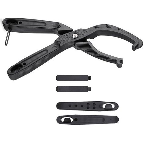 Attrezzo per pneumatici da bicicletta - Pinza per sollevamento pneumatici - Montaggio pneumatici da bicicletta - Design a leva - Lunghezza 24,5 cm - Colore 1 (1/5)
