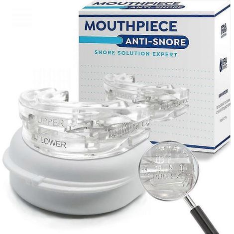 Gouttière anti-ronflement, gouttière anti-ronflement ajustable, protège-dents nocturne pour bruxisme et sommeil (1/5)