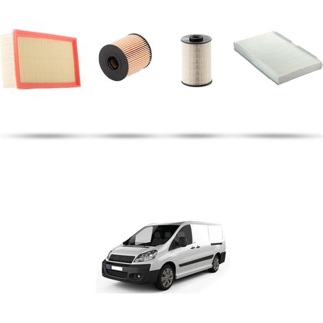 Kit tagliando 4 filtri compatibile con Fiat Scudo II 2.0 Multijet 94kw dal 2011 (1/5)