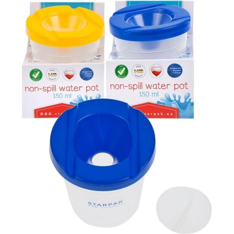 Bicchiere d'acqua con chiusura di sicurezza da 150 ml