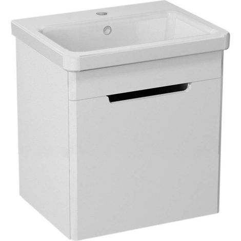 Sapho Ella - Mobile lavabo 465x650x385 mm, 1 anta, sinistra, bianco EL055-3030 (1/5)