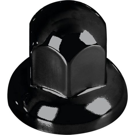 Dome, Set 40 copribulloni testa tonda in acciaio inox - Ø 33 mm - Nero (1/5)