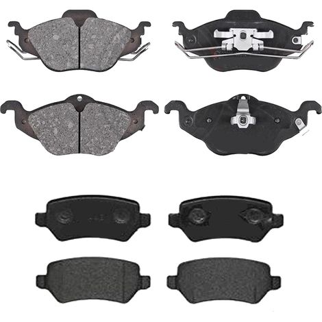 KIT PASTIGLIE FRENO ANTERIORI E POSTERIORI compatibile con OPEL CROSSLAND X / CROSSLAND (P17,P2QO) / PASTIGLIE FRENANTI AUTO OEM P 61 066 P 61 103,P 68 024 / SOSTITUZIONE DIRETTA / BASSA POLVERE / SI (1/4)