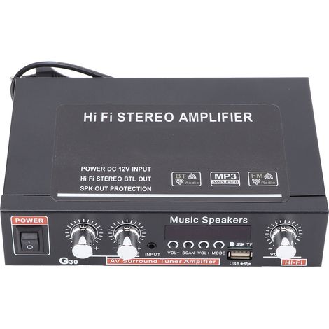 Mini-Smart-Digital-Bluetooth-Verstärker mit Fernbedienung, EU-Stecker 220 V (1/5)