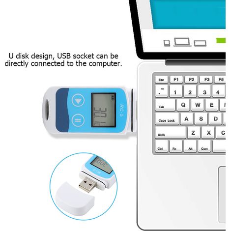 Enregistreur de température miniature RC-5, clé USB portable (1/5)